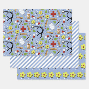 Kreatives Geschenk für Ärzte Geschenkpapier Set