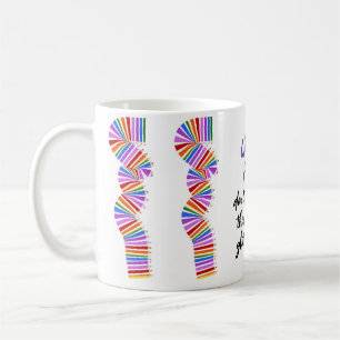 Kreatives Geschenk. Zitat von lustigen Künstlern Kaffeetasse