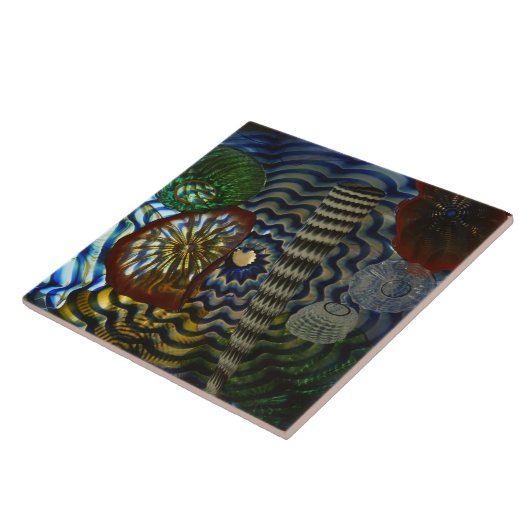 Kreatives Glasbläschen Fliese (Seite)