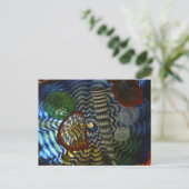 Kreatives Glasbläschen Postkarte (Stehend Vorderseite)