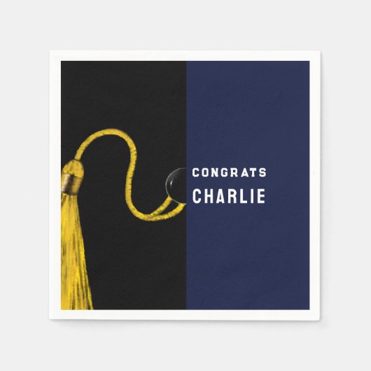 Kreatives Graduierungspapier Serviette (Vorderseite)