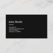 Kreatives Grau Zippered berufliches Visitenkarte (Rückseite)