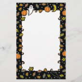 Kreatives Halloween Briefpapier (Rückseite)