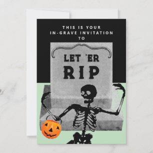Kreatives Halloween-Party Einladung