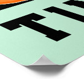 kreatives Halloween-Poster Poster (Ecke)