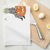 kreatives Halloween Themed Geschirrtuch (Viertel Falte)