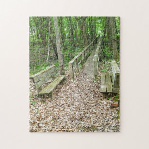Kreatives Herbstwanderung-Foto-Puzzle Puzzle