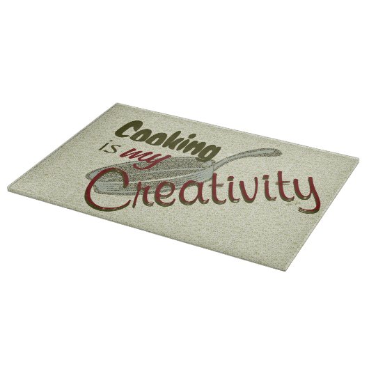 Kreatives Kochen Schneidebrett (Ecke)