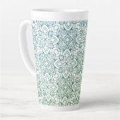 kreatives Kunstdesign Latte Tasse (Linke Ecke)