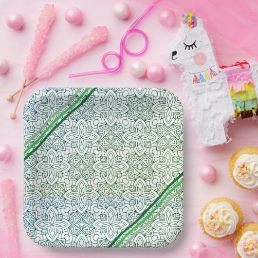 kreatives Kunstdesign Pappteller (Party)