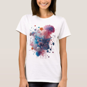 Kreatives Kunstinspiriertes T-Shirt