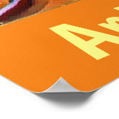 Kreatives Leben Baden Siegel Antarktis Poster (Ecke)