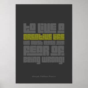 Kreatives Leben-Plakat Poster