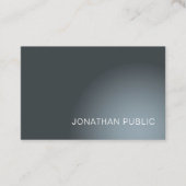 Kreatives Licht und Schatten Moderne Schlicht Visitenkarte (Vorderseite)