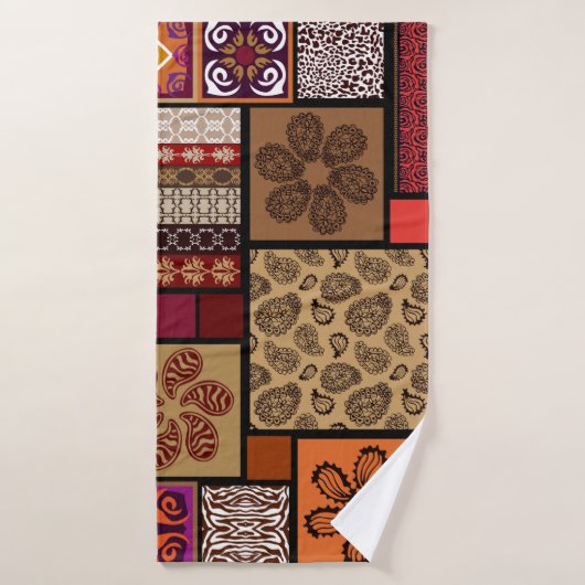 Kreatives Mega-Set nahtloser Muster, inspiriert du Badehandtuch (Badehandtuch)