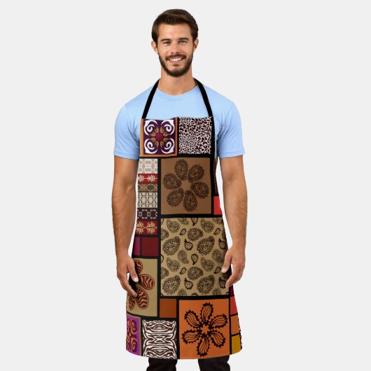 Kreatives Mega-Set nahtloser Muster, inspiriert du Schürze (Getragen)