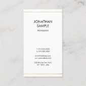 Kreatives Minimalistisches Design Modernes Berufli Visitenkarte (Vorderseite)