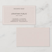 Kreatives modernes Design Beruflich Schlicht Visitenkarte (Vorne/Hinten)