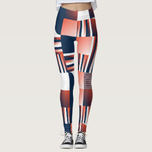 Kreatives modernes geometrisches nahtloses Muster Leggings