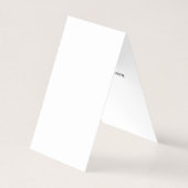 Kreatives modernes Minimalistisches berufliches Visitenkarten (Rückseite)