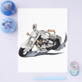 Kreatives Motorrad Flyer (Einzeln)