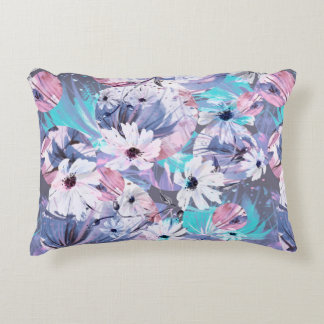 Kreatives, nahtloses Aquarellmuster von Pflanze, E Dekokissen