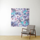 Kreatives, nahtloses Aquarellmuster von Pflanze, E Wandteppich (Beispiel)