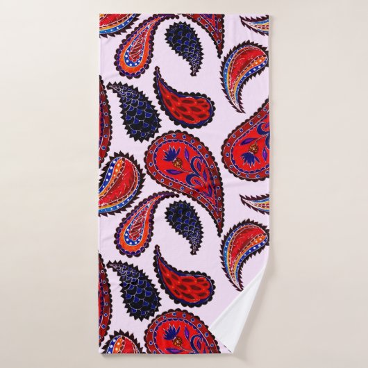 Kreatives, nahtloses Muster mit handgezogenem Pisl Badehandtuch (Badehandtuch)