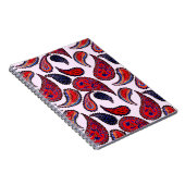 Kreatives, nahtloses Muster mit handgezogenem Pisl Notizblock (Rechte Seite)