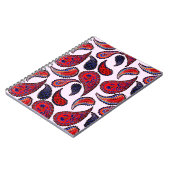 Kreatives, nahtloses Muster mit handgezogenem Pisl Notizblock (Linke Seite)