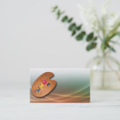 Kreatives Netz Visitenkarte (Stehend Vorderseite)