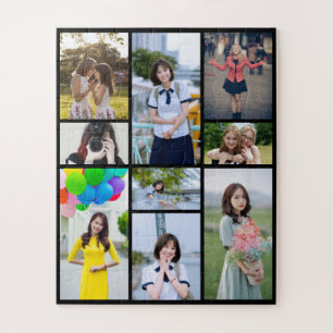 Kreatives Neun-Bilder-Andenken-Fotopuzzle Puzzle