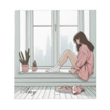 KREATIVES NOOTBOOK NIEDLICHES MÄDCHEN