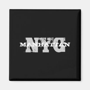 Kreatives Nyc Manhattan New York City Vorlage Magnet