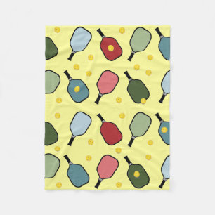 Kreatives Pickleball Fleecedecke