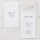 Kreatives sauberes Design Beruflich Schlicht moder Visitenkarte (Vorne/Hinten)