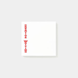 Kreatives Schreiben Post-it Klebezettel