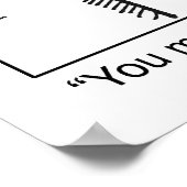 Kreatives Schreiben über Steuererklärungen Poster (Ecke)