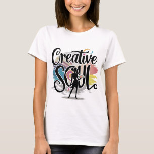 Kreatives Soul Vintage künstlerische Geschenkidee T-Shirt