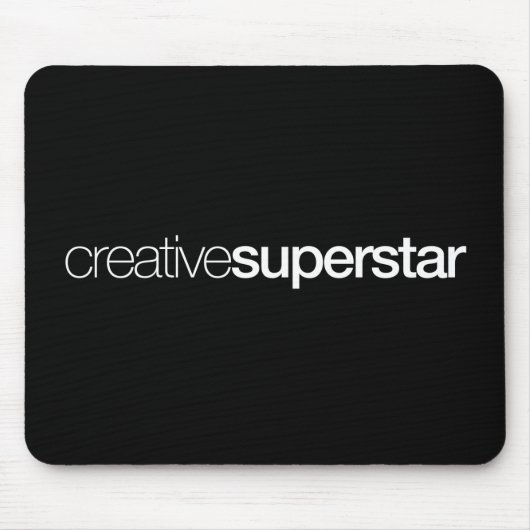 kreatives Superstar mousepad (Vorne)