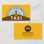 Kreatives Taxi-Speedometer Visitenkarte (Vorne/Hinten)