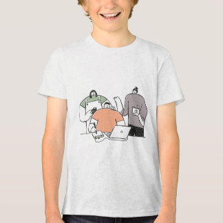Kreatives Teamwork – Wo Ideen, Kaffee & Zusammenar Tri-Blend Shirt