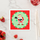 Kreatives Weihnachtsfest Boxing Serviette (Beispiel)