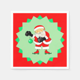Kreatives Weihnachtsfest Boxing Serviette