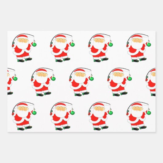Kreatives Weihnachtsfischen Geschenkpapier Set (Vorderseite 2)