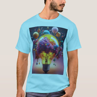"Kreativität beleuchten: Eine Fusion des Lichts T-Shirt