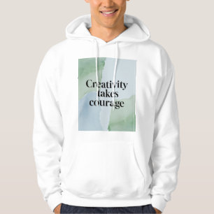 Kreativität braucht Mut 3 Hoodie