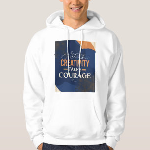 Kreativität braucht Mut Hoodie