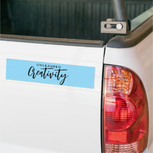 Kreativität entfesselt autoaufkleber