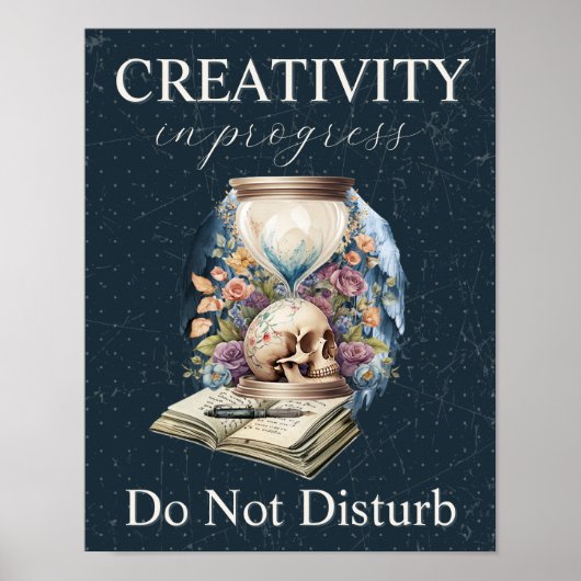 Kreativität im Gange stört Autorengeschenk nicht Poster (Vorne)